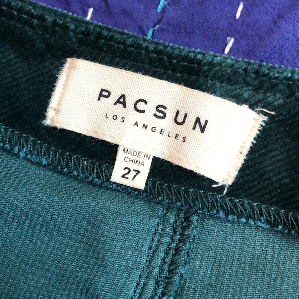 Green Corduroy mini NWT